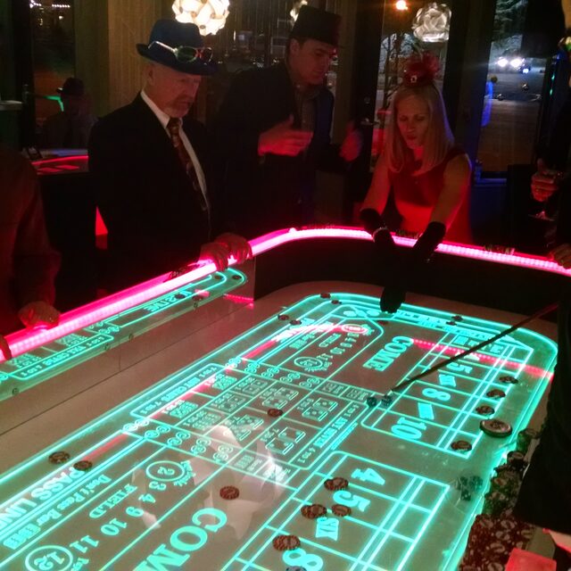 Colorado Casino Nights LED CASINO TABLES